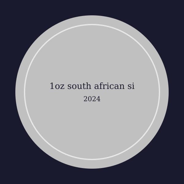 2024 1 oz South African Silver Krugerrand